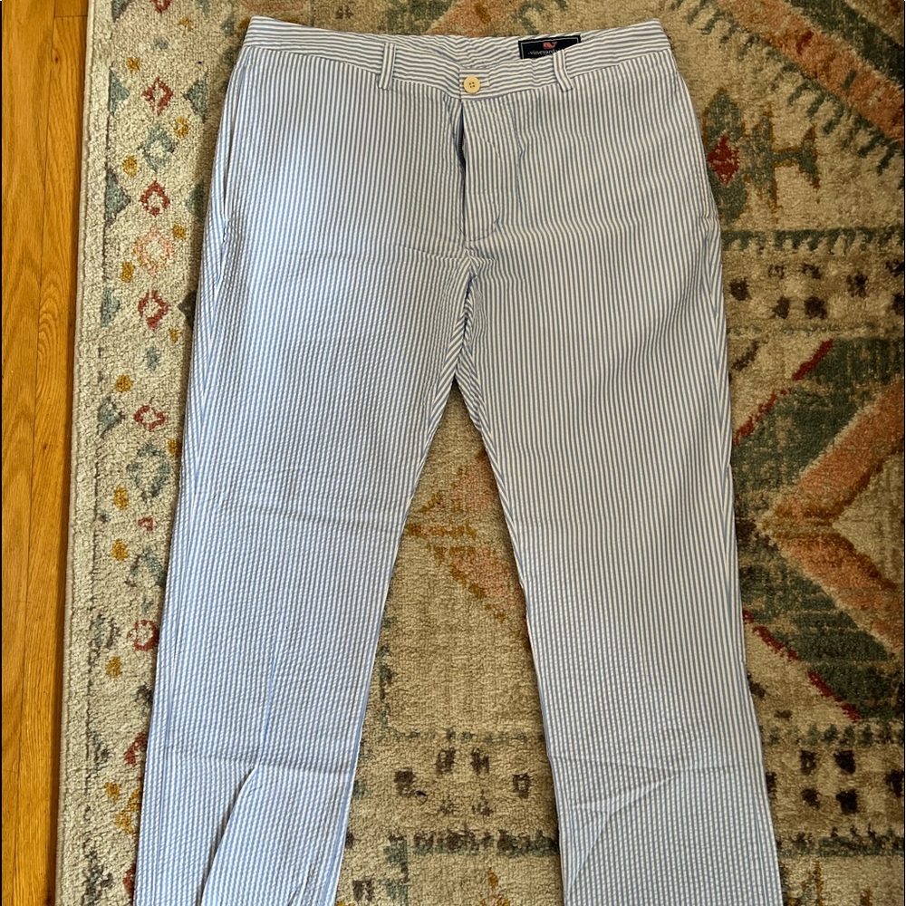Vineyard Vines seersucker pants